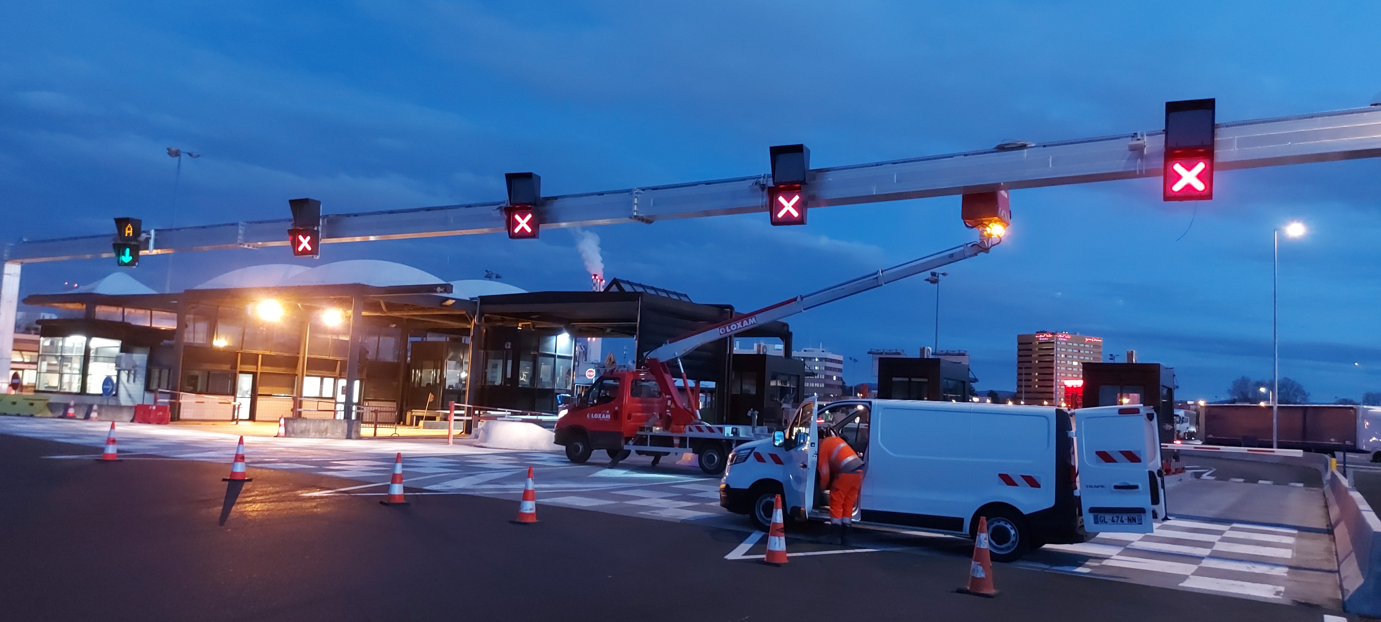 Aximum installe un système de détection des poids lourds sur la Frontière France/Suisse