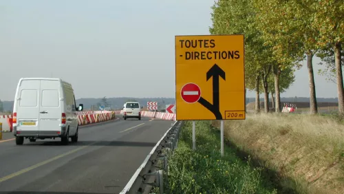 Panneaux de chantier signalisation temporaire