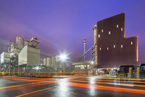 traffic management on an industrial site