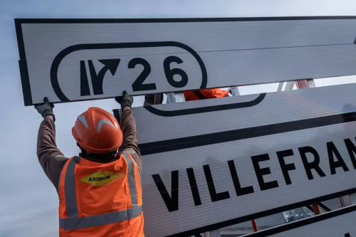 panneau de signalisation directionnelle