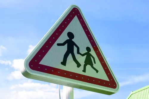 signalisation de police panneau a13a enfants