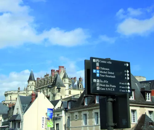 Albatros sur mât, panneaux