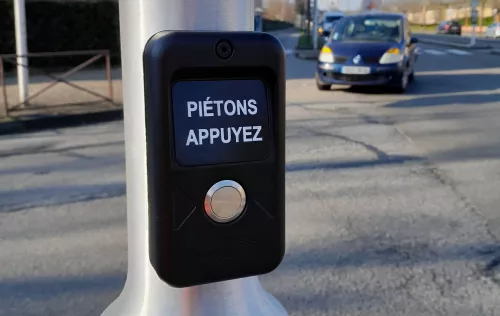 Bouton d'appel feu tricolore