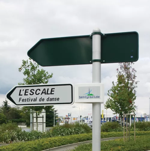 Signalétique évènementielle Cité panneau