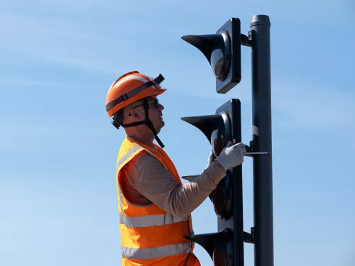 intervention signalisation lumineuse tricolore